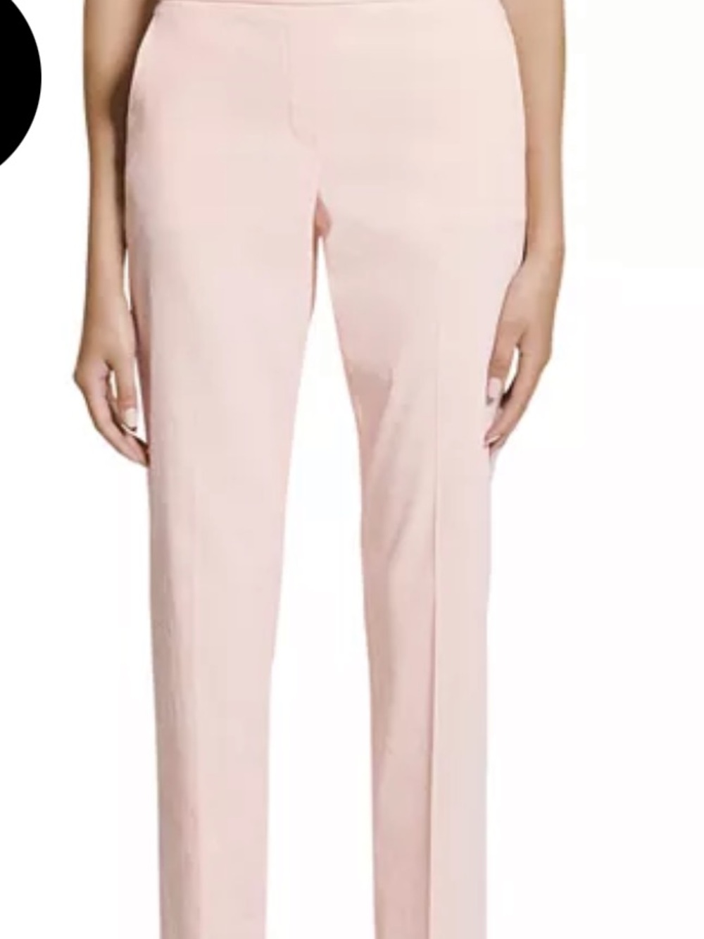 Vince Light Pink Linen Elastic-Waist Pants Sz S NWT